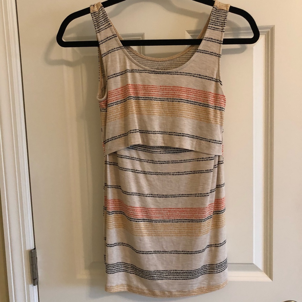 Nursing tank top